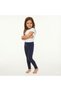 Girl's Navy Blue Color White Polka Dot Stretchy Cotton Tights - 3