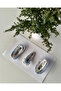 Hair Clip Special Daisy Design Handmade 3-Piece Snap Clip Set - 3