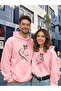 Lover Couple Combination Lion Tiger Printed Hooded Sweatshirt 2-Piece Unisex Hoodie