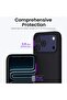 Case for iPhone 17 Pro Max (6.9") - Liquid Silicone Anti-Skid Full Protection Shockproof Soft Black - 4