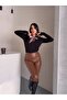 Long Sleeve Premium Quality Knitwear Sweater with Scarf - 5