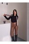 Long Sleeve Premium Quality Knitwear Sweater with Scarf - 2