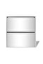 Shoe Cabinet 2-Layer Mirror White 63x17x67 cm - 2