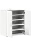 Shoe Cabinet White 60x35x70 cm Engineered Wood - 5