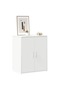 Shoe Cabinet White 60x35x70 cm Engineered Wood - 2
