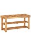 Shoe Rack 90x32x46 cm Solid Acacia Wood