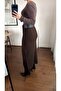 Tricot Skirt with Lace Splitting - 2