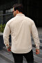 Men's Velvet Shirt Long Sleeve with Pockets / Casual & Stylish Comfortable Fit - 3
