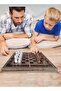 Handmade Khatam Chess and backgammon Set with Marble Stone Pieces – A Timeless Masterpiece - 8