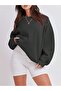 Women's Relaxed Fit Crew Neck Sweatshirt - 2