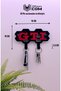 Red Color 3D Printing Decorative Key Hanger with Gti Model Design