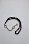 Marbled Cream-Brown Ankle-Length Capsule Cut Amber Rosary - 4