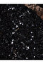 Lace Detailed Strappy V Neck Sequined Asymmetrical Mini Evening Dress - 6