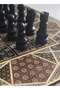 Handmade Persian Khatam Chess Set with Backgammon and Marble Stone Pieces – A Timeless Mas - 6