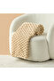 Honeycomb Textured Fur Throw - 127x152 cm - 4