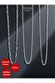 3-Piece Chain Necklace Set – Paperclip, Knitted and Oval Models – Gift Set with Special Box - 5