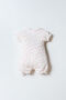 Baby Girl Polo Collar Embroidered Summer Regular Fit White Jumpsuit Usb3030-C-V2 - 4