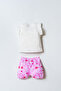 Baby Girl Baby Collar Embroidered Summer Regular Fit White Baby Set Usb3004-C-V1 - 4