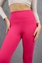 Women's Woolen Fleece-Lined Corded Fabric Leggings High Waist Thermal Warm Stretchy Winter Leggings - 5