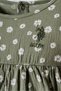 Baby Girl Crew Neck Embroidered Summer Regular Fit Green Dress Usb2992-C-V1 - 2