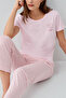 Women's Pink Pajama Set - 3
