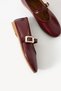 Women's Ballet Shoes with Gold Buckle, Stylish, Lightweight, Orthopedic, Noiseless Sole