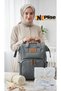 Mother Baby Care Backpack Gray Thermal Bottle Holder and Stroller Strap Attachment Special Label for You