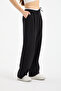 Wide Leg Palazzo Baggy Pants | Double Waist | Pocketed | Relaxed Fit - 8