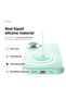 Magnetic Liquid Silicone For iPhone 17 case cover [Camera Control Button] - Aqua Sky - 6