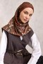 Cotton Polyester Soft Scarf Large Daisy Pattern Tile 90X90
