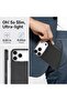 Urban Nano for iPhone 17 PRO MAX case [Covered Camera Control] Vegan Polymeric Leather cover - Black - 5