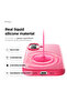 Magnetic Liquid Silicone For iPhone 17 case cover [Camera Control Button] - Ice Red - 6