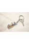 Istanbul Written Decorative Keychain - with Color Miniature Figures - 2