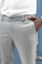 Slimfit Cotton Self-Striped Transitional Fabric Trousers - 5