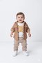 Boys' Transitional 3-Piece Outfit Set with Free Hat - Jacket, Printed T-Shirt and Pants - 4