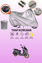 Arora Safari Pro Compatible Motorcycle Tarpaulin Compatible with Gray Rear Bag