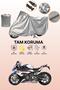 Grey Tail Bag and Lock Mismatched Bmw S 1000 Rr Compatible Motorcycle Tarpaulin