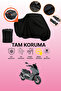 Rks Vieste 249 Compatible Motorcycle Tarpaulin Compatible with Black Rear Case