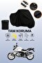 Black Tail Bag and Lock Mismatched Bmw R 1200 R Compatible Motorcycle Tarpaulin
