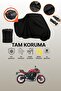 Black Tail Bag Compatible with Kawasaki Z 650 Compatible Motorcycle Canvas