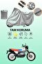 Gray Tail Bag and Lock Mismatched Bmw R 80 Gs Compatible Motorcycle Canvas
