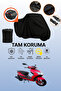 Motolux Nirvana Pro Compatible Motorcycle Tarpaulin Compatible with Black Rear Bag