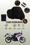 Black Compatible with Lock Compatible with Honda Cbr 250 R Compatible Motorcycle Tarpaulin