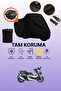 Honda Forza 250 Compatible Motorcycle Tarpaulin Compatible with Black Rear Bag