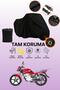 Black Compatible with Lock Yuki Forza 170 Compatible Motorcycle Tarpaulin