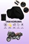 Black Tail Bag and Lock Mismatched Bmw R 1200 Rt Compatible Motorcycle Tarpaulin