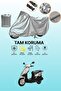 Gray Tail Bag and Lock Incompatible Kuba Golf 100 Compatible Motorcycle Tarpaulin
