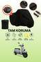 Rks Sc 150Re Compatible Motorcycle Tarpaulin Compatible with Black Rear Case