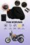 Hero Xpulse 200t Compatible Motorcycle Tarpaulin Compatible with Black Rear Bag
