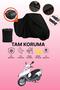 Arora Ar 50 Special Compatible Motorcycle Tarpaulin Compatible with Black Rear Case